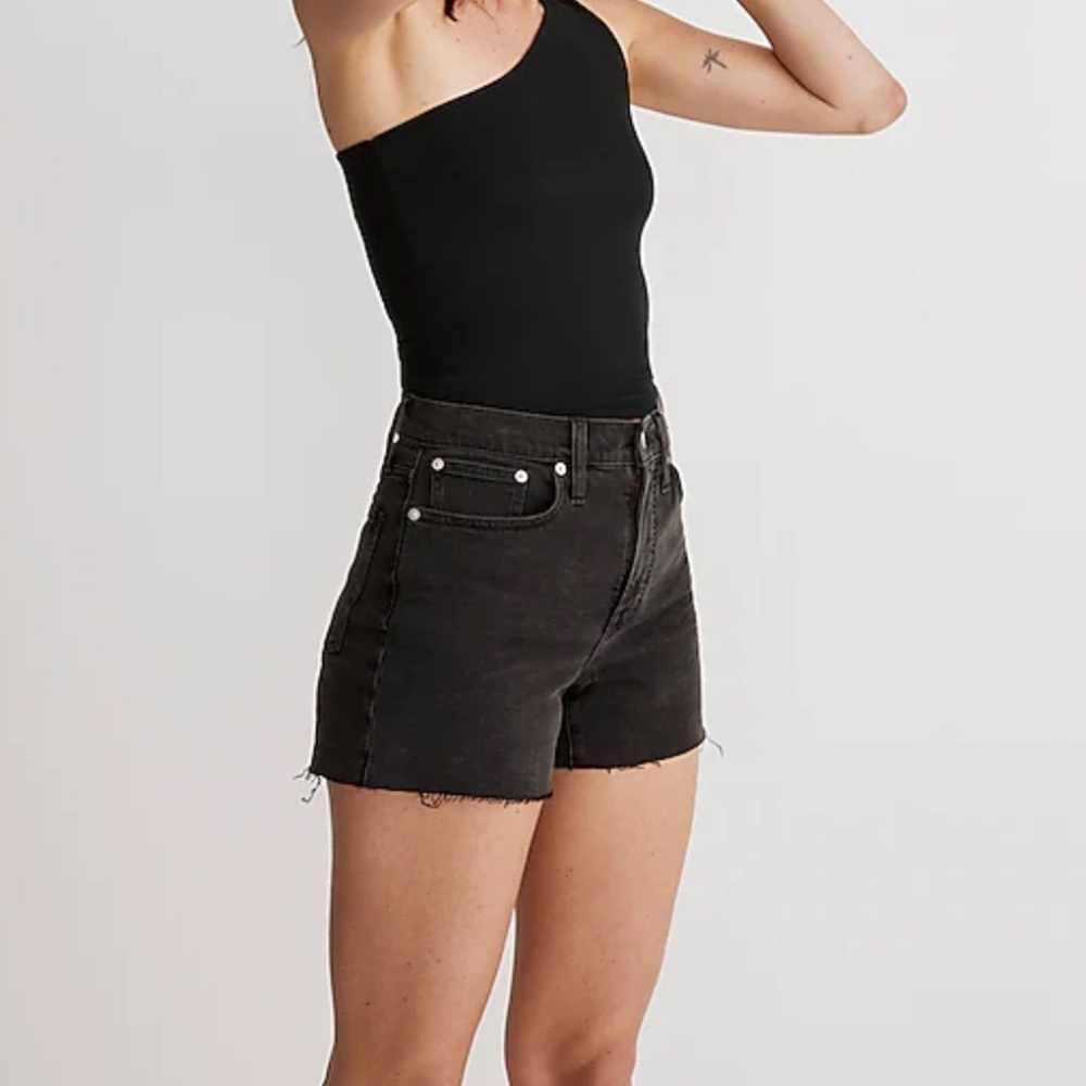 Madewell high rise denim shorts